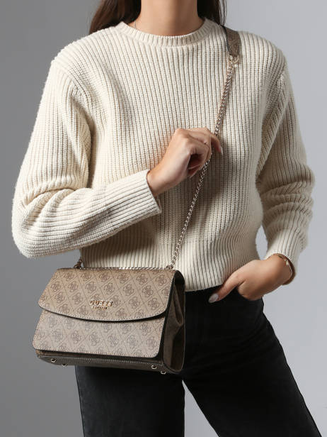 Cross Body Tas Calista Guess Bruin calista SG733421 ander zicht 1